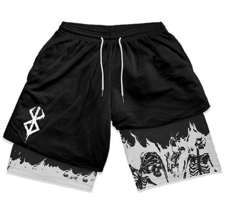 Dragon Ball series shorts 3D digital printing adult double-layer beach shorts Amazon cross-border e-commerce hot-selling factory - Image 24