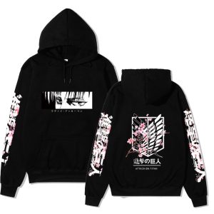 New Attack on Titan Sweater Wings of Freedom Survey Corporal Anime Hoodie Top