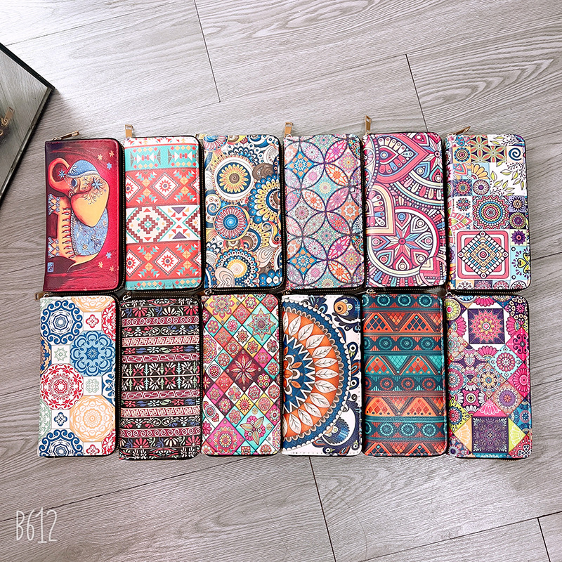2025 New Style Ethnic Style Women's Wallet Retro Clutch Bag Exquisite Single-Latch Practical Handbag for Women - Image 3