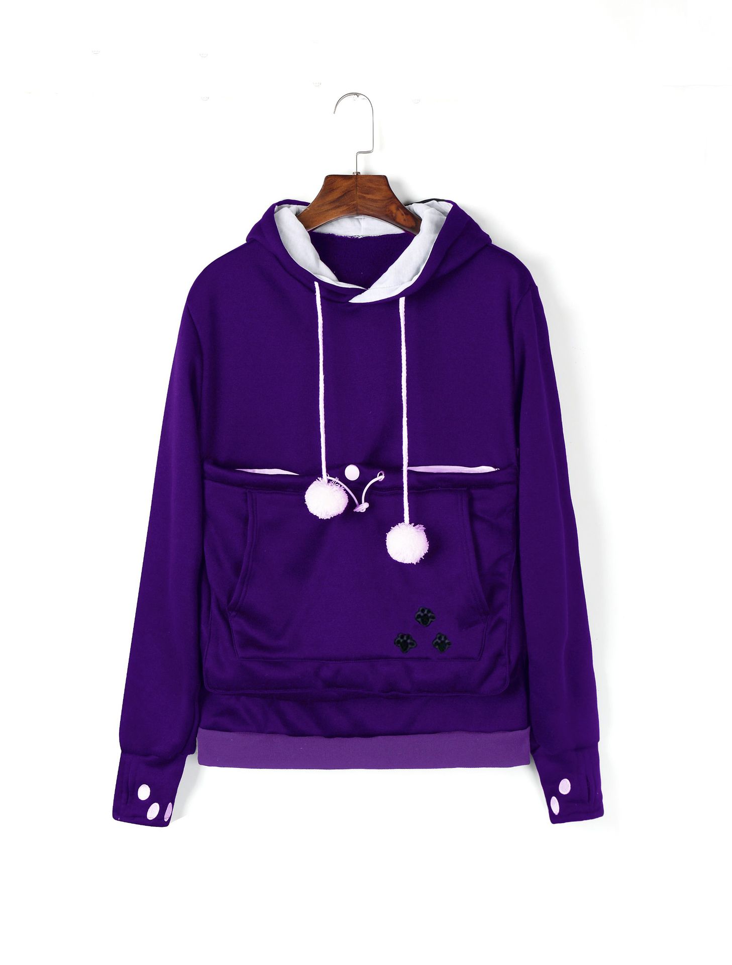 Cross-border popular hooded sweatshirts for women, loose European and American style, plus velvet pullover sweatshirts for women, autumn and winter large size jackets for women, autumn and winter - Image 20