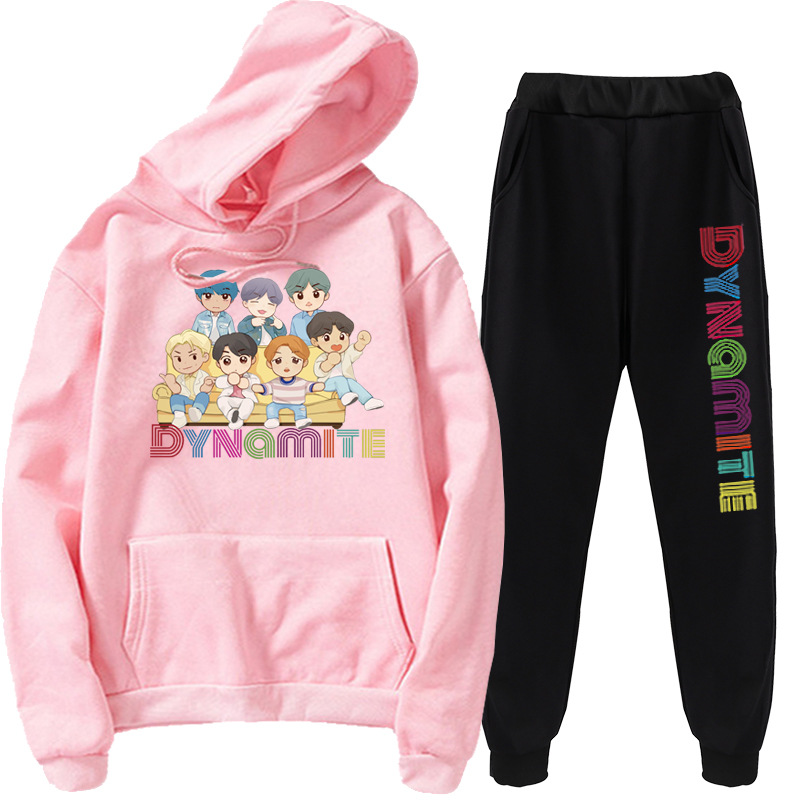New kpop youth hoodie Korea Youth League new album Dynamite hoodie set - Image 14