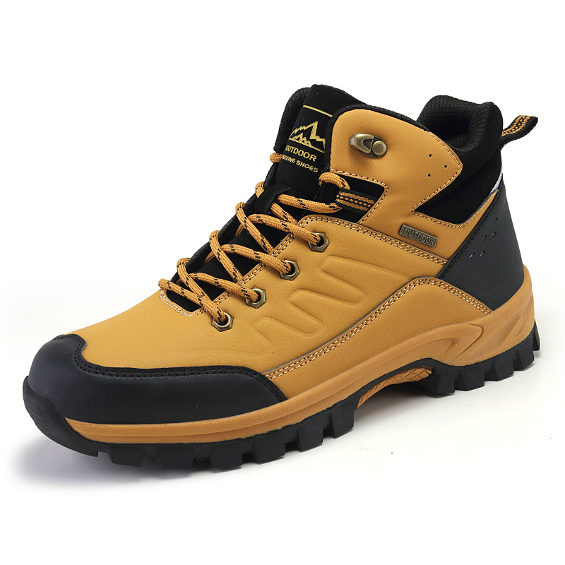 2024 Cross-border Amazon Foreign Trade AliExpress Winter Independent Station Pinduoduo Outdoor Hiking Shoes High Top Single Shoes Men's - Image 6