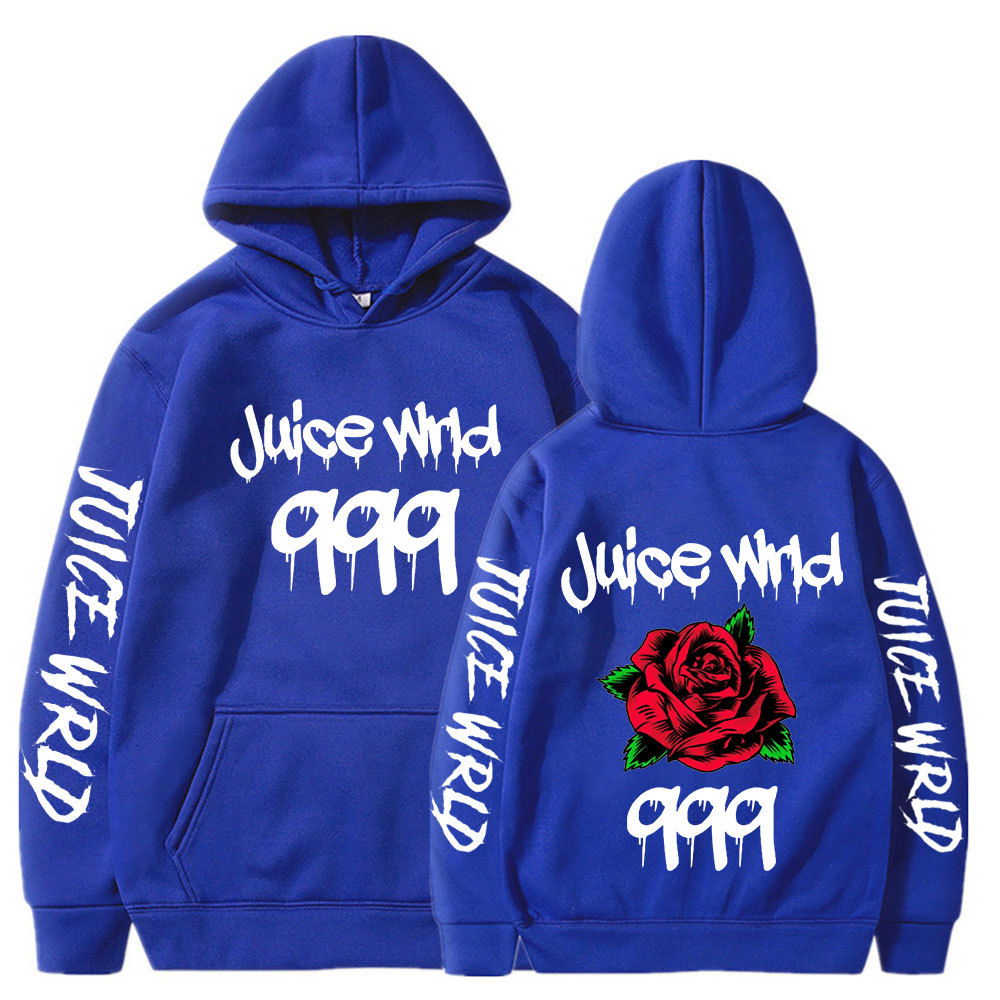 Cross-border source of supply AliExpress best selling dark style rose European size street trend hoodie sweatshirt for men - Image 11
