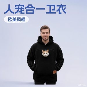 Unisex Hooded Fleece-Lined Sweatshirt