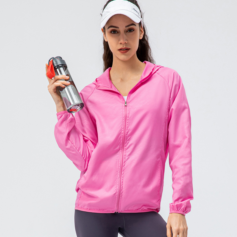 Women's outdoor sports skin windbreaker waterproof windproof lightweight breathable quick-drying cycling long-sleeved jacket D15007 - Image 9
