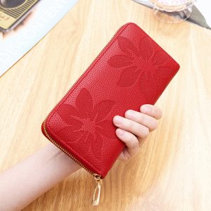 Women's PU Zip Wallet