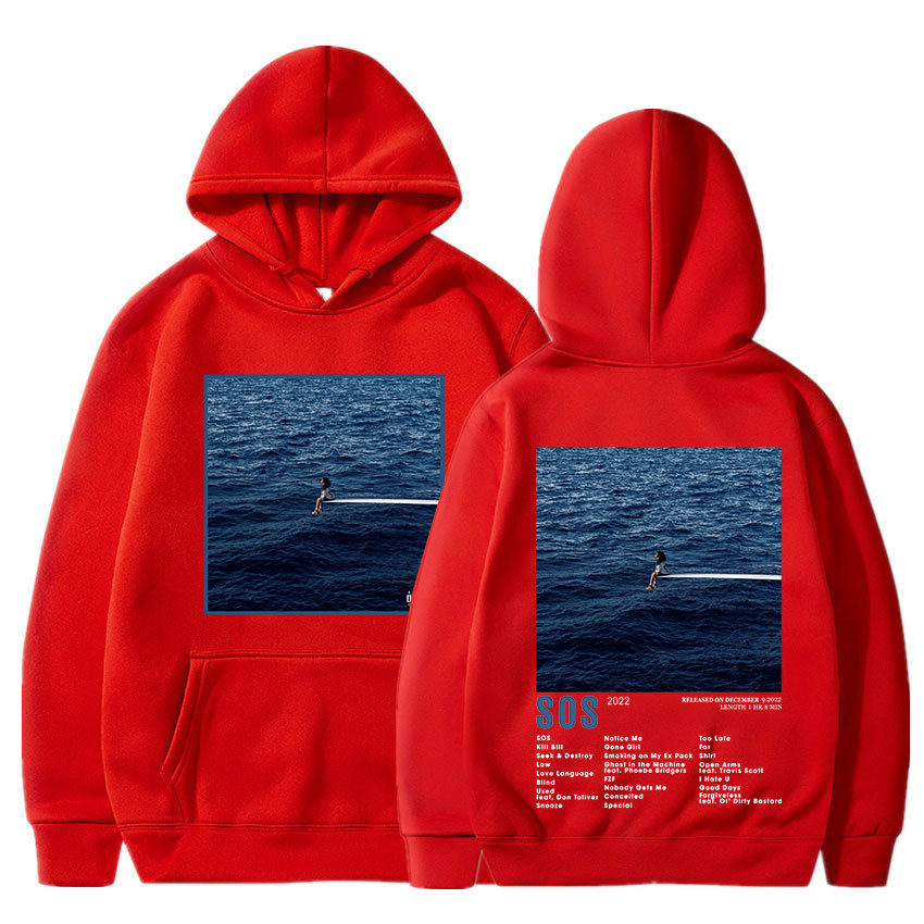 SZA New Music Album SOS Graphic Hoodie Men Women Fashion Vin - Image 4