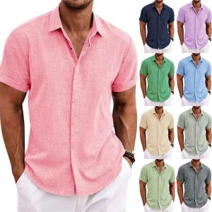 Short-Sleeved Button-Front Shirt