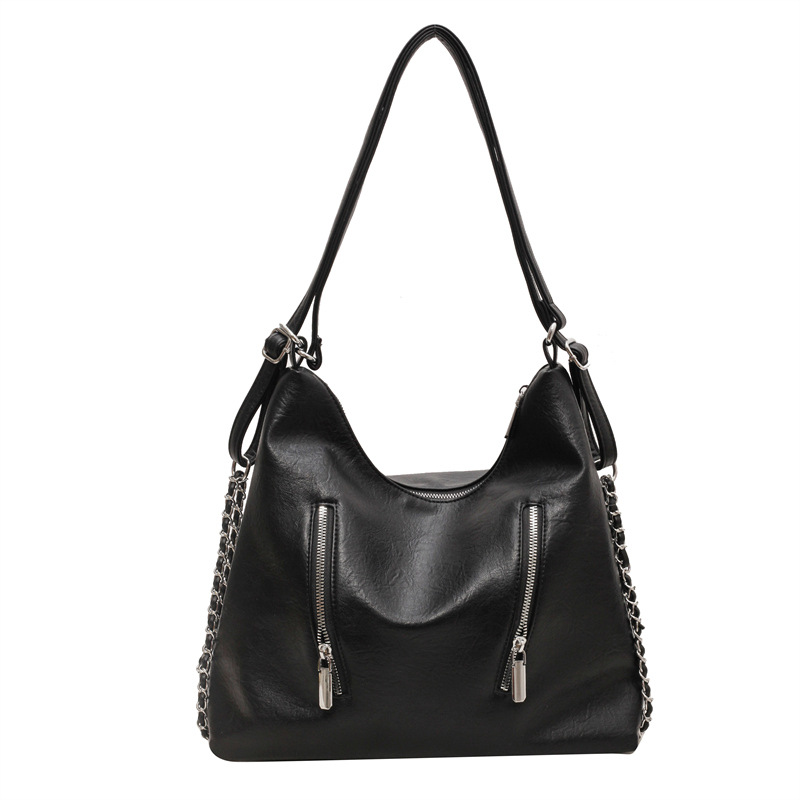 New double chain bag women's bag travel multi-purpose backpack high-end temperament shoulder bag large capacity tote bag - Image 5