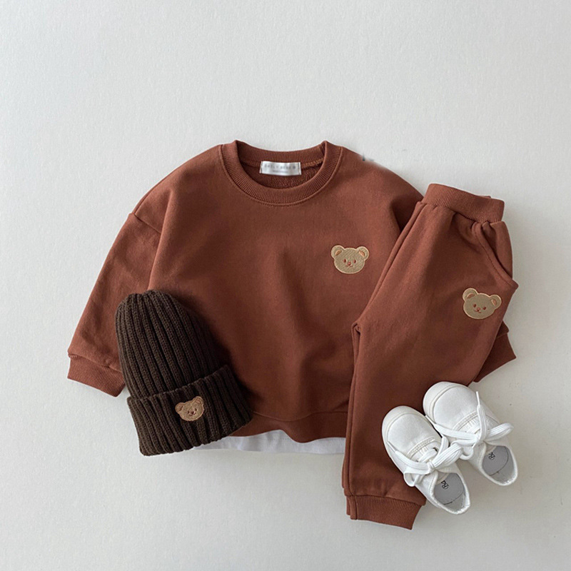 2023 Boys and Girls Baby Bear Round Neck Sweater Sports (Shoes and hats not included) - Image 5