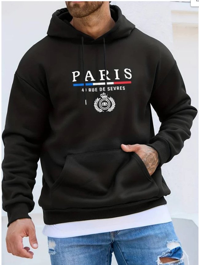 European and American all-match Christmas theme sweatshirt with full print floral Christmas elements and letter hooded sweatshirt with casual style - Image 15