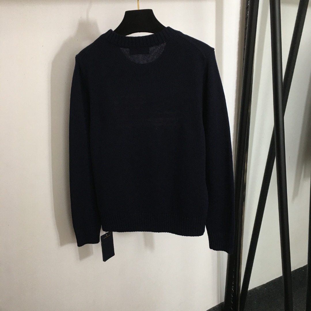 2026 Shenzhen Nanyou High-End Cross-Border Women's Clothing New Style American Flag Pattern Round Neck Pullover Long Sleeve Wool Knit Sweater - Image 4