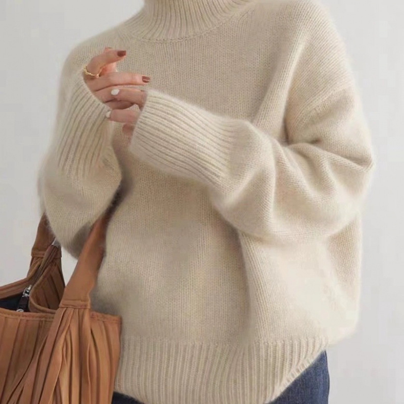 New autumn women's long-sleeved knitted sweater, Korean style, inner layer autumn top, women's knitted cardigan