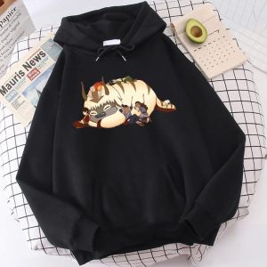 Cross-border Avatar cartoon printed sweatshirt autumn and winter casual Harajuku long-sleeved men's and women's tops hoodie
