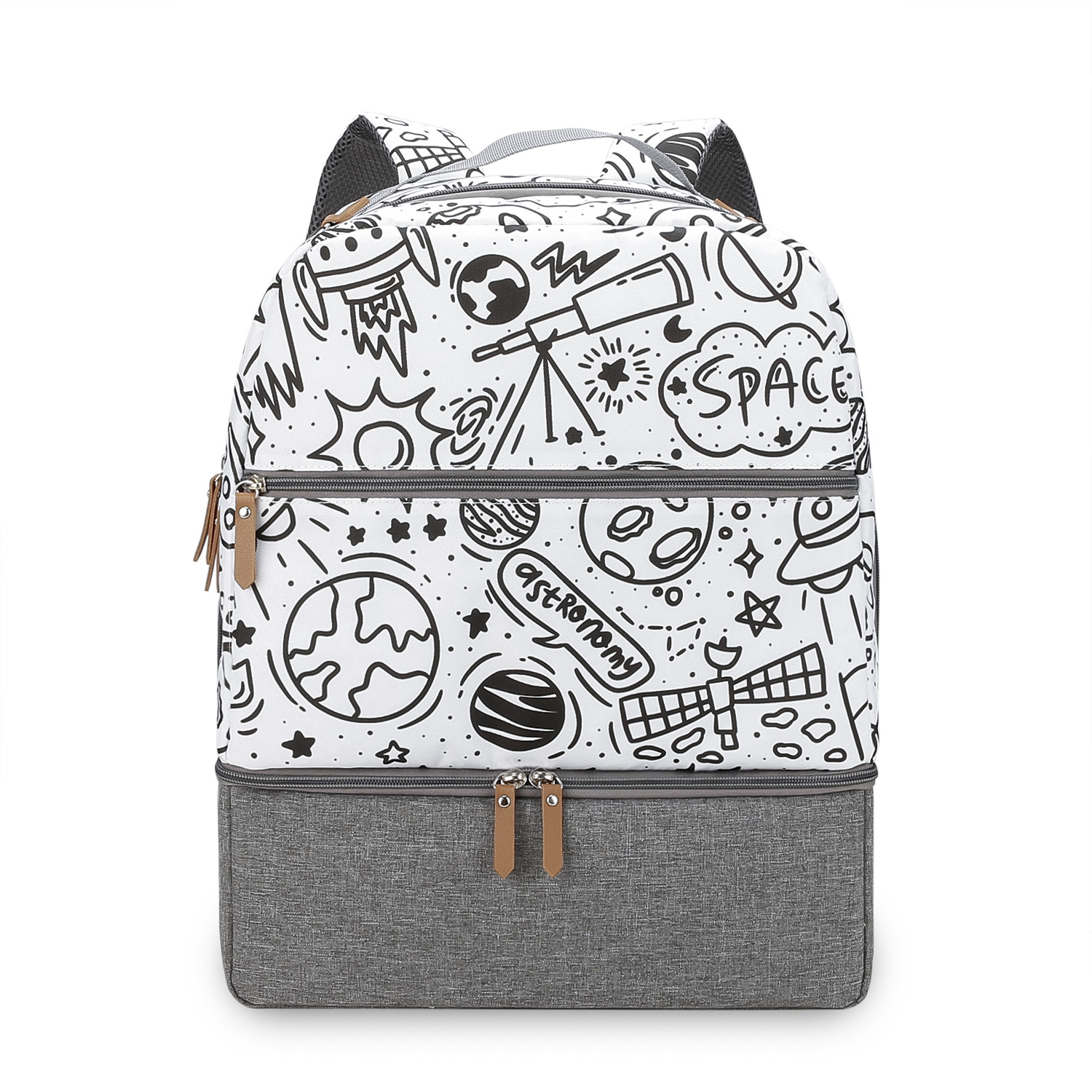 Mother and baby travel mommy bag outdoor dining baby food fresh-keeping backpack milk storage mommy bag - Image 6