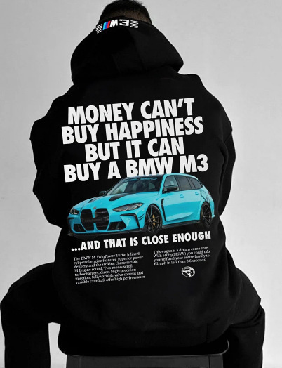StreetcarHoodiePrintsMen Car Print Trendy Hoodie Loose Casual Versatile Hoodie - Image 35