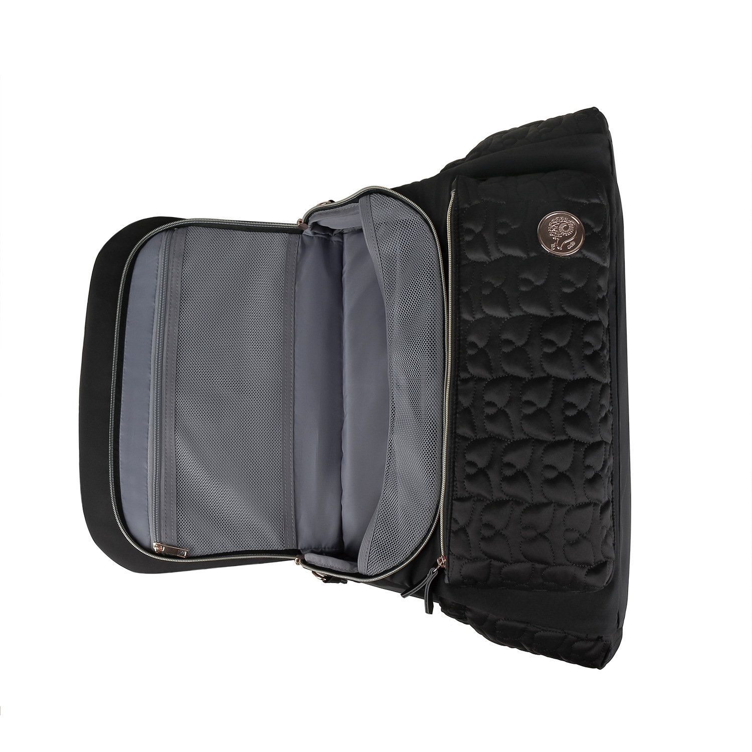 2023 waterproof quilted embroidered mommy bag single shoulder double shoulder multifunctional mommy bag with detachable straps large capacity for mother and baby travel - Image 6