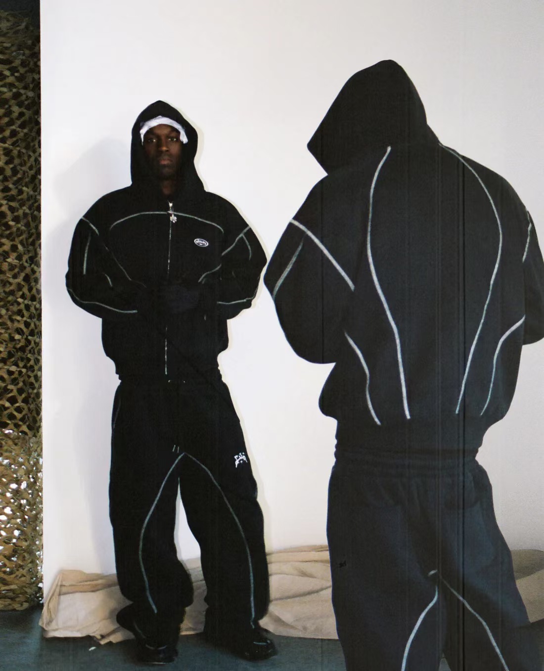 European and American new windbreaker Y2K letter trendy brand printing casual street men and women sports style sweatshirt suit new arrival - Image 20