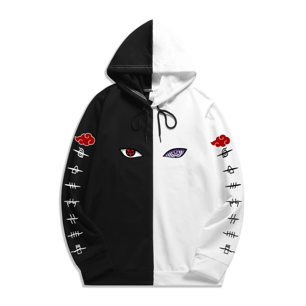 Cross-border spring and autumn tide brand Naruto thin section Naruto Xiao organization sweater loose men's and women's splicing hooded jacket - Image 13