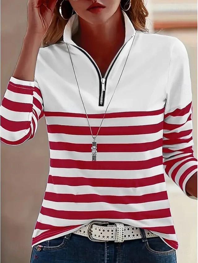 2026 Foreign Trade Cross-Border European and American Independent Website Amazon Autumn/Winter Half-Zip Hoodie 3D Digital Print Women's Top - Image 9