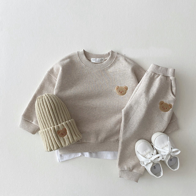 2023 Boys and Girls Baby Bear Round Neck Sweater Sports (Shoes and hats not included) - Image 6