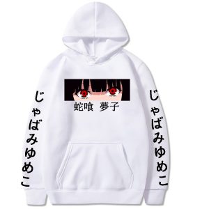 Gambling Abyss Kakegurui printed loose hooded hoodie casual sweatshirt for women
