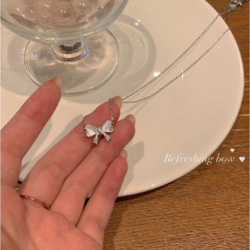 Superbly sparkling diamond butterfly necklace for women, a sophisticated and elegant clavicle chain, sweet and dazzling, fashionable and stylish choker. - Image 42
