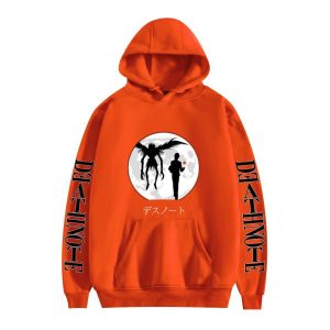 Death Note Hoodie Sweatshirt Pocket Velvet Loose Sweatshirt Winter fo man and women