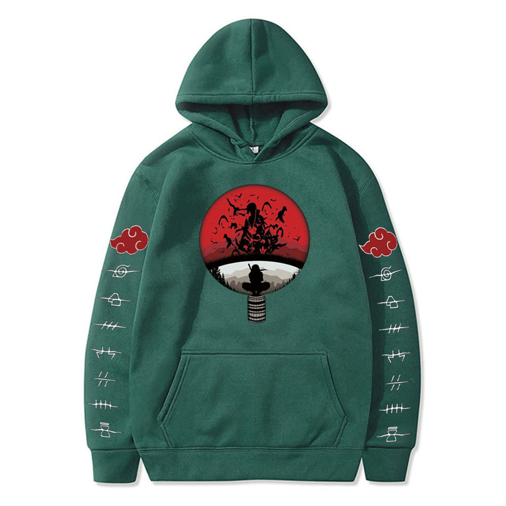 Naruto Printed Sweatshirt Hoodie with round fans - Image 9