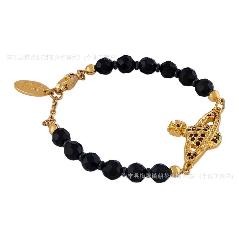 Classic Vivienne Westwood Saturn Pearl Necklace, High-End Version, Full Diamond Inlay, Swarovski Glass Pearl Chain, Women's Style, Nana's Style - Image 7