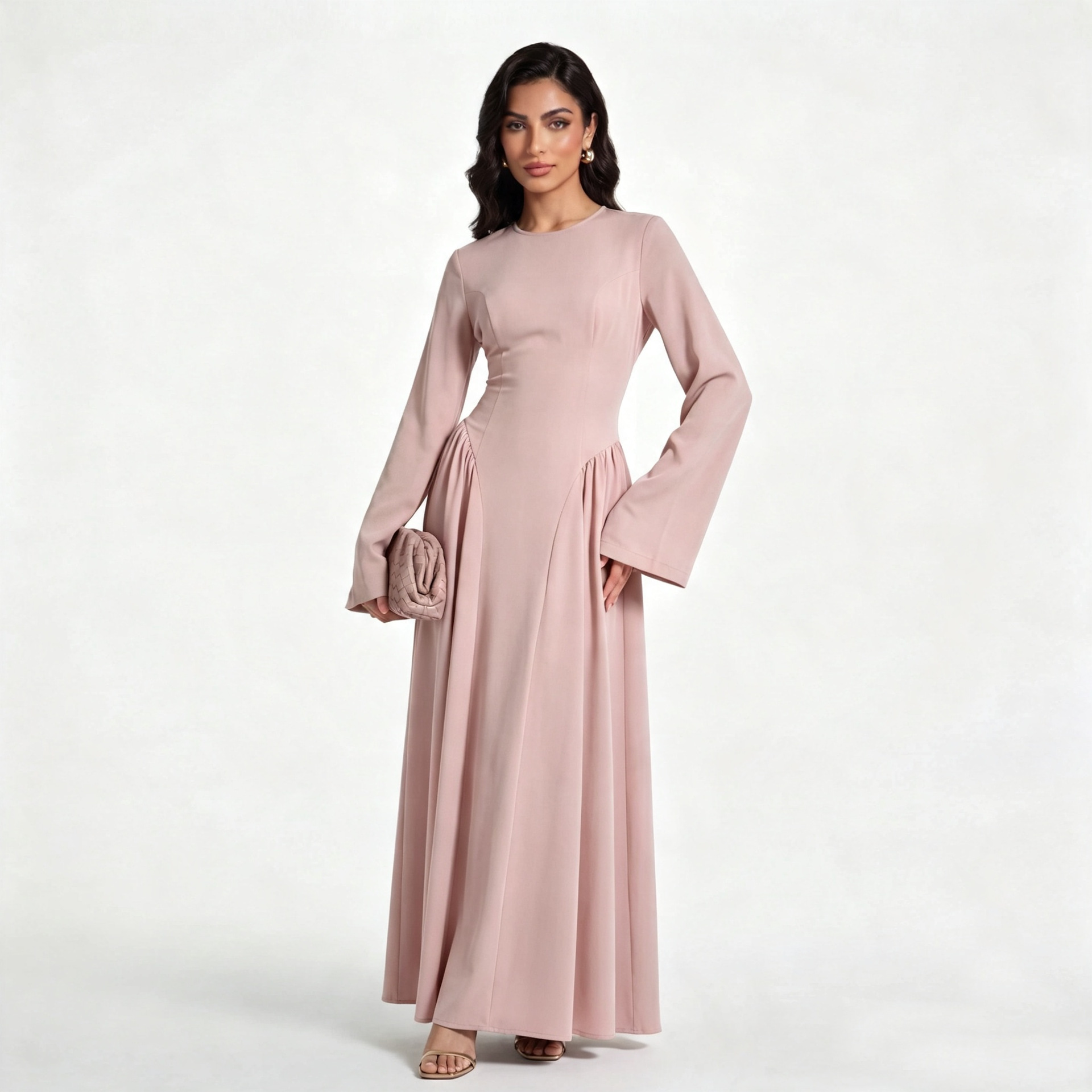 Loriya Plus Size Dress with Wide Skirt - Cross-border Women's Clothing LR1155 - Image 8