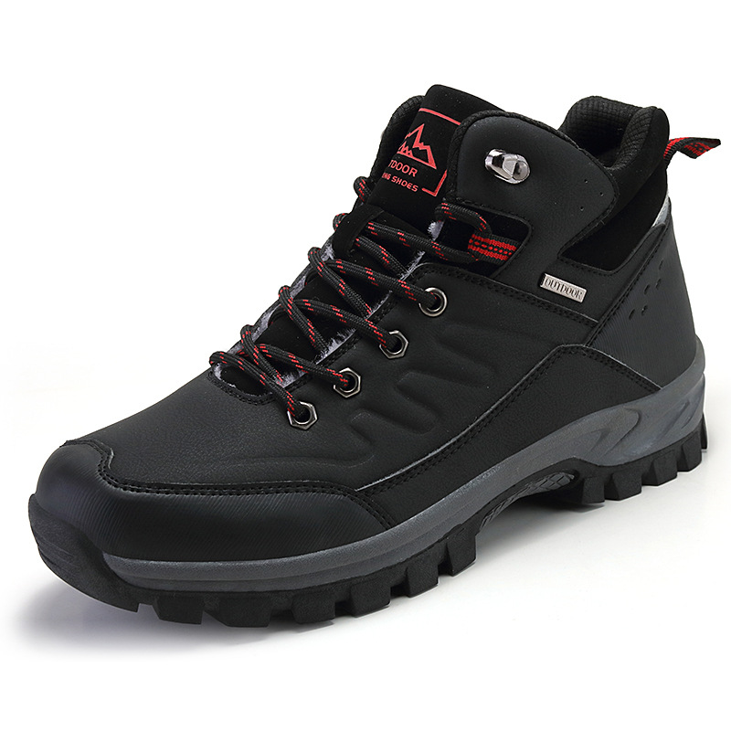 2024 Cross-border Amazon Foreign Trade AliExpress Winter Independent Station Pinduoduo Outdoor Hiking Shoes High Top Single Shoes Men's - Image 9