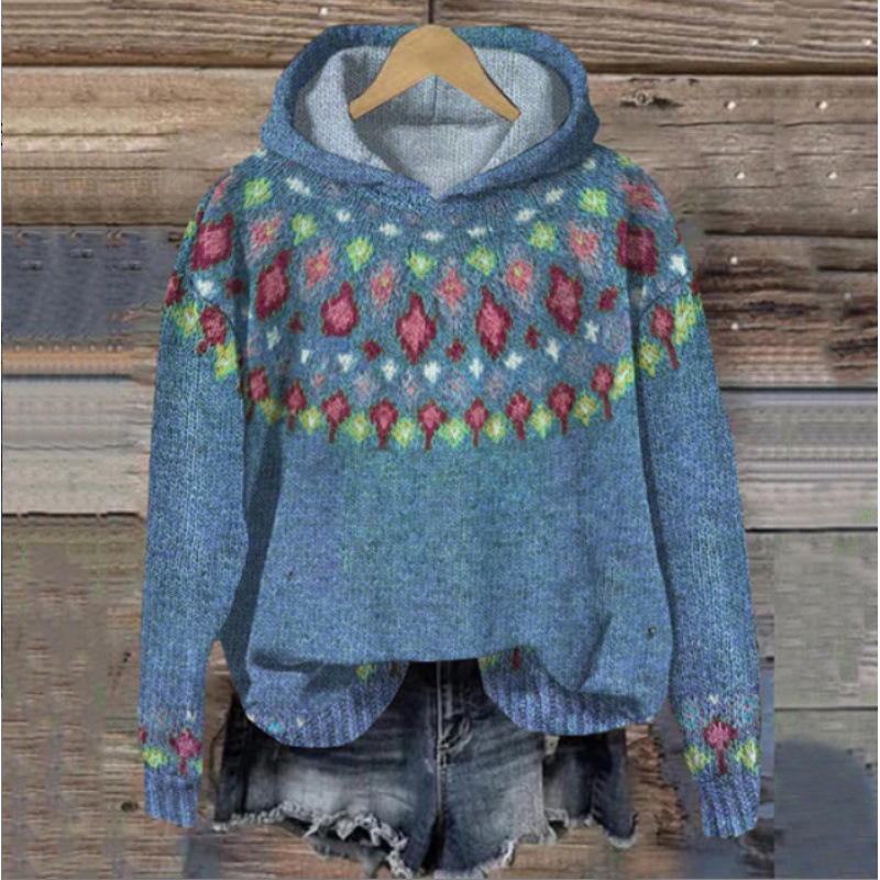 2024 Autumn Women's Cross-Border 3D Sweatshirt, Popular Digital Print Hoodie, Hot Selling Outerwear - Image 5
