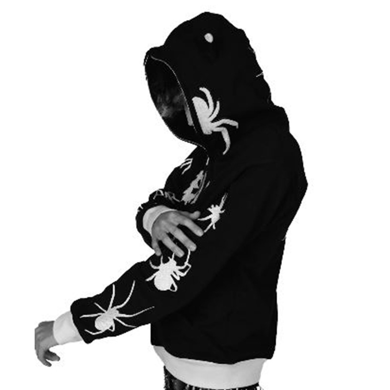 2022 autumn and winter new European and American popular zipper sweater new Amazon hip-hop hoodie men's and women's jacket - Image 14