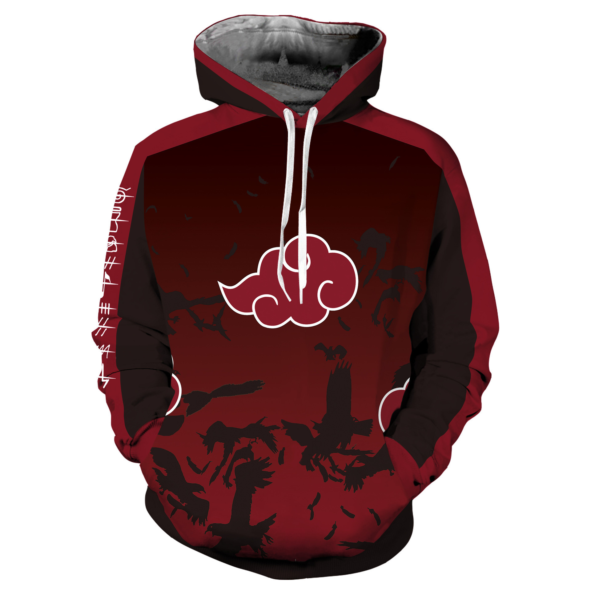 Naruto series anime character costume cosplay 3D printed floral sweatshirt for men and women hoodie hoodie men's sweatshirt - Image 13