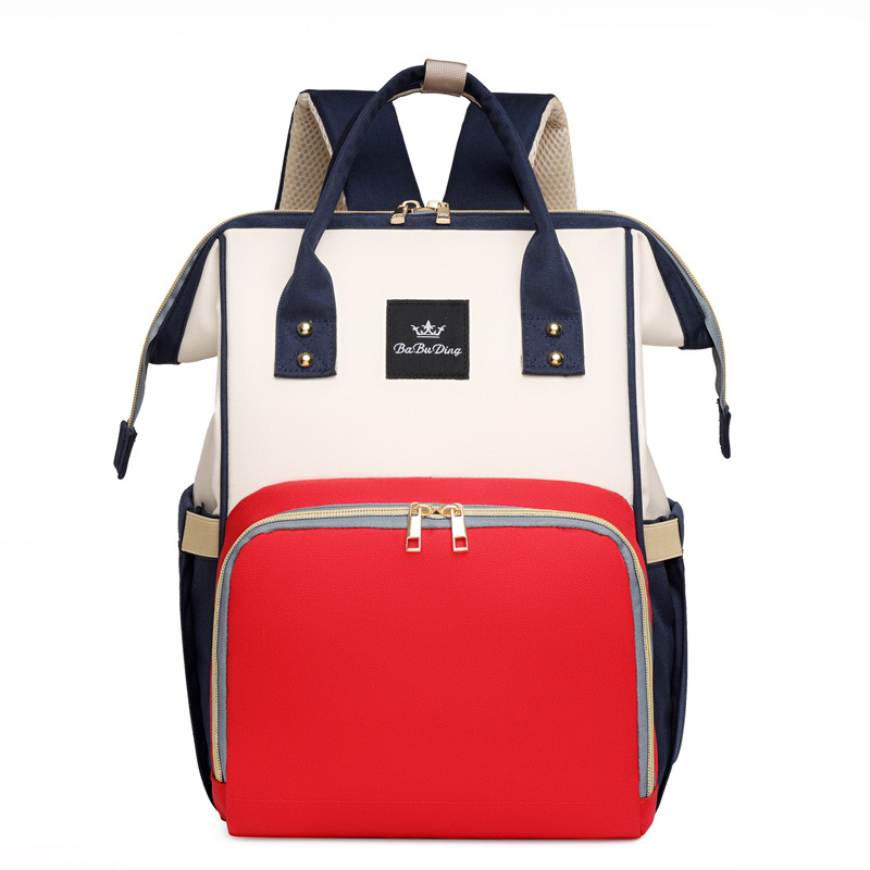 New Mummy Backpack Large Capacity Contrast Color Harajuku Style Backpack Casual Travel Single Shoulder Portable Crossbody Bag - Image 11