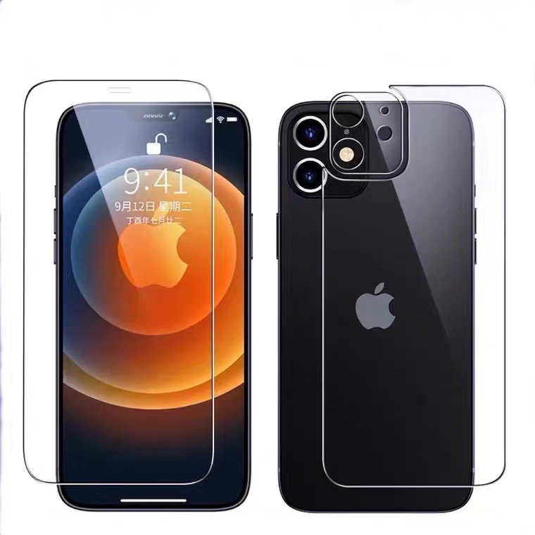Suitable for iPhone 14 pro max tempered glass back film Apple 15 front and back protective film 12 all-inclusive 14 lens film - Image 6
