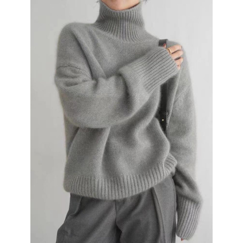 New autumn women's long-sleeved knitted sweater, Korean style, inner layer autumn top, women's knitted cardigan - Image 7