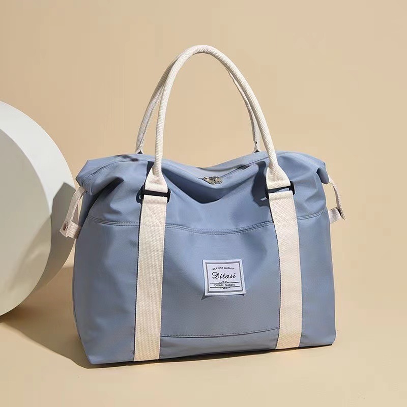 Large capacity travel bag for women, tote bag, travel bag, clothing storage bag; men's carry-on bag, short-distance maternity bag. - Image 6