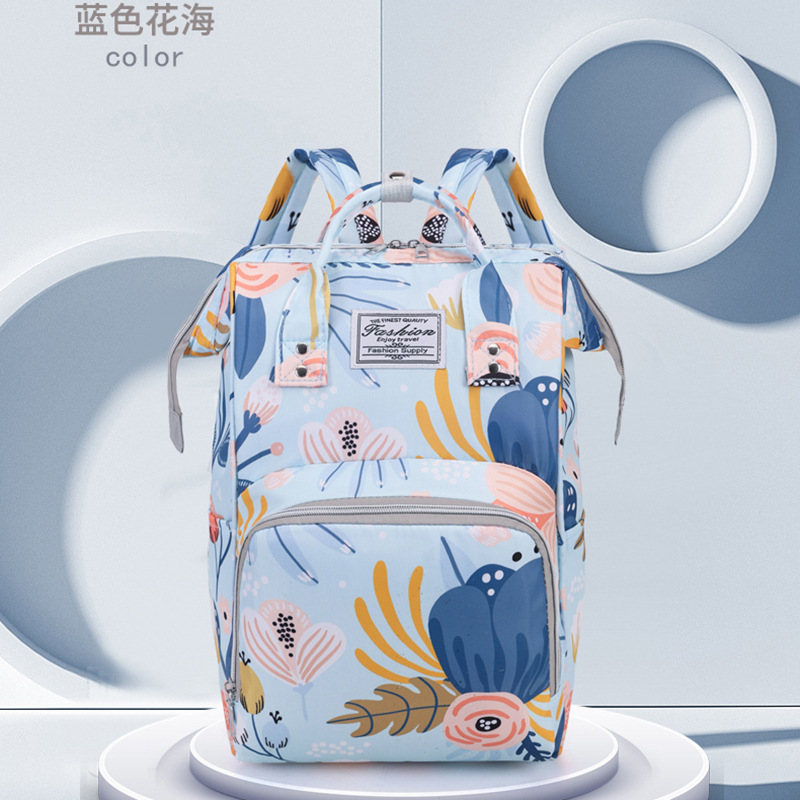 15 color printing mommy bag new fashion mother and baby bag for mom to go out and take the baby large capacity mommy bag gift list - Image 16