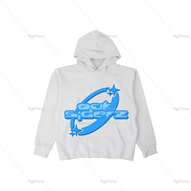 Oversized full face zipper sweater streetwear spring Y2k gothic punk star print hoodie tide - Image 14