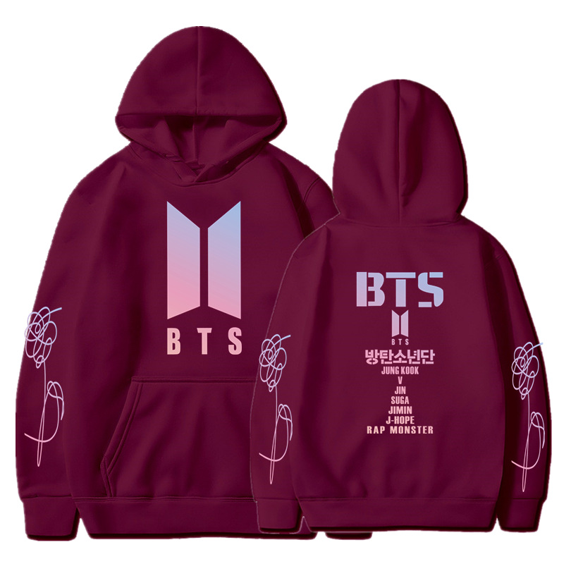 Amazon cross-border new European and American trendy brand peripheral youth group printed hooded velvet sweatshirts for men and women sports sweatshirts - Image 4