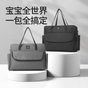 Mommy bag Oxford cloth new European and American style large capacity mother and baby bag for traveling hand-held crossbody fashionable mommy bag