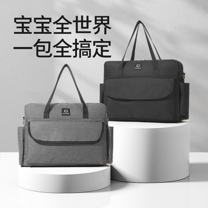 Mommy bag Oxford cloth new European and American style large capacity mother and baby bag for traveling hand-held crossbody fashionable mommy bag