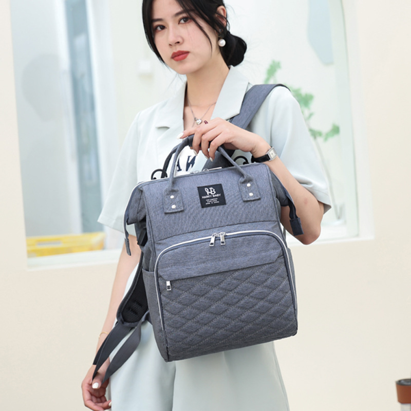 New fashion backpack mommy bag cross-border wholesale large capacity mother and baby travel backpack water-proof mother and baby bag - Image 2