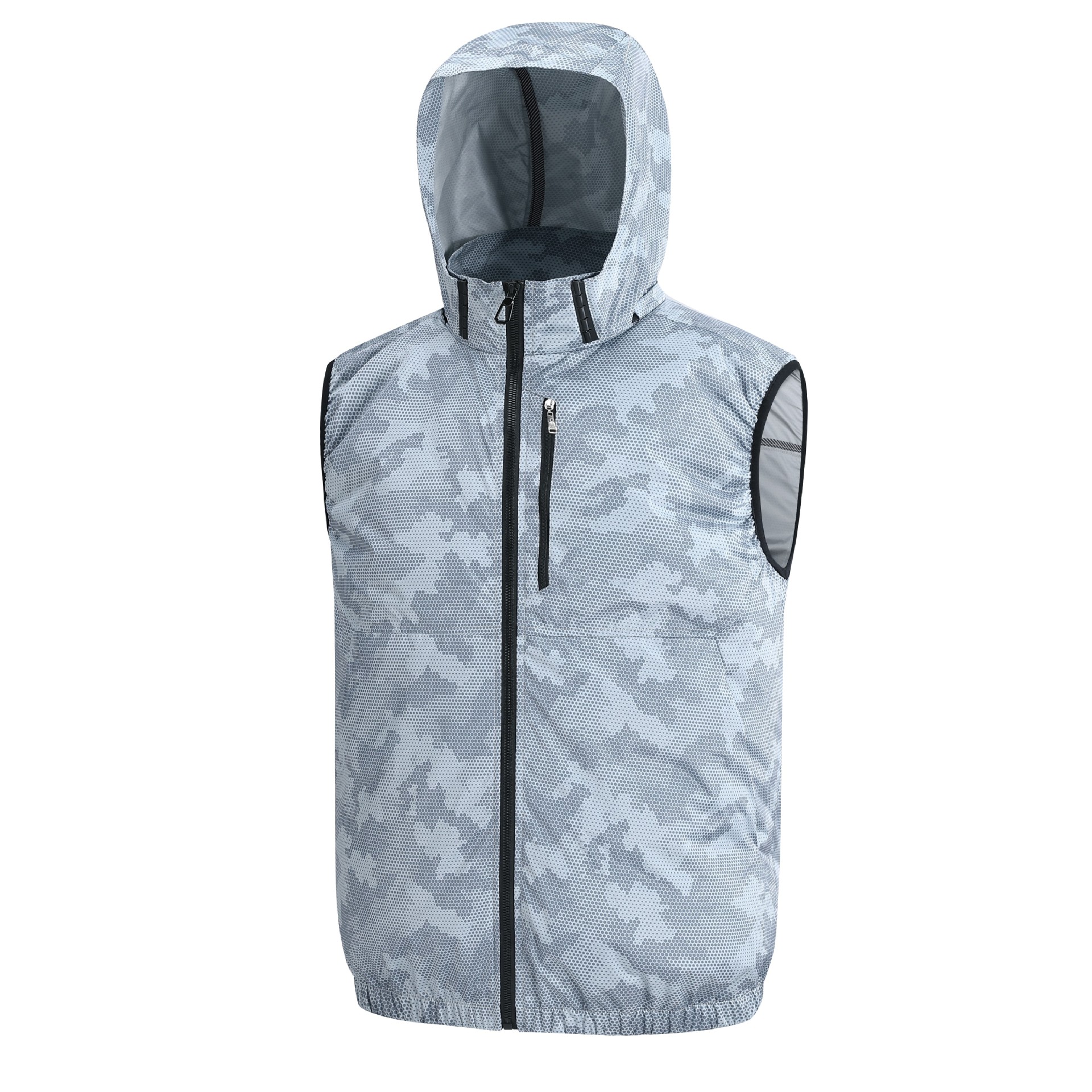 Fan suits for summer, multiple air conditioning suits, high-tech large fans for cooling, camouflage construction site fishing vests for men, cross-border supply - Image 38