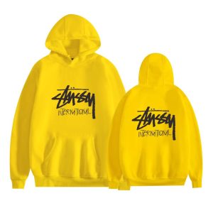 Cross-border hot selling European and American signature hooded sweatshirt pullover casual loose long-sleeved men and women same style autumn and winter one piece drop shipping