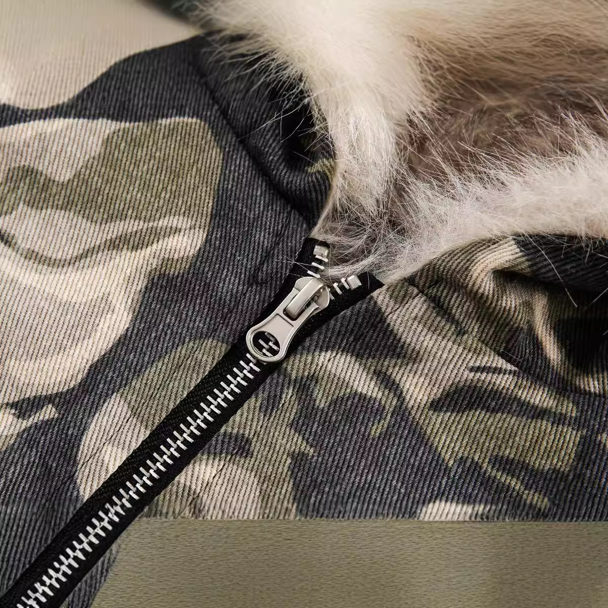 EON MODISH 24 Winter New Arrivals: High-Quality Camouflage Fur-Collar Cotton Jacket - Image 5