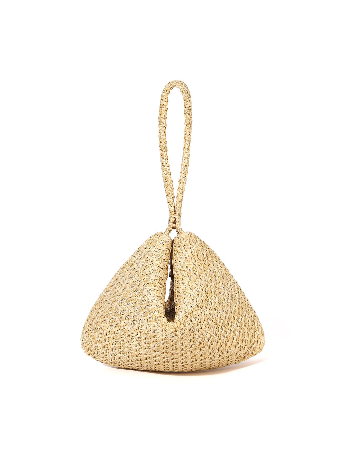 Cross-border European and American simple solid color satin satin magnetic evening bag versatile triangle women's clutch handbag - Image 8