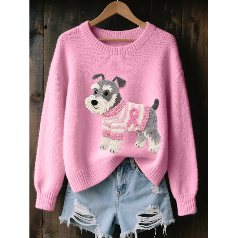 2026 Spring/Autumn New European and American Style Women's 3D Digital Print Casual Fashion Round Neck Faux Sweater/Sweatshirt - Image 26